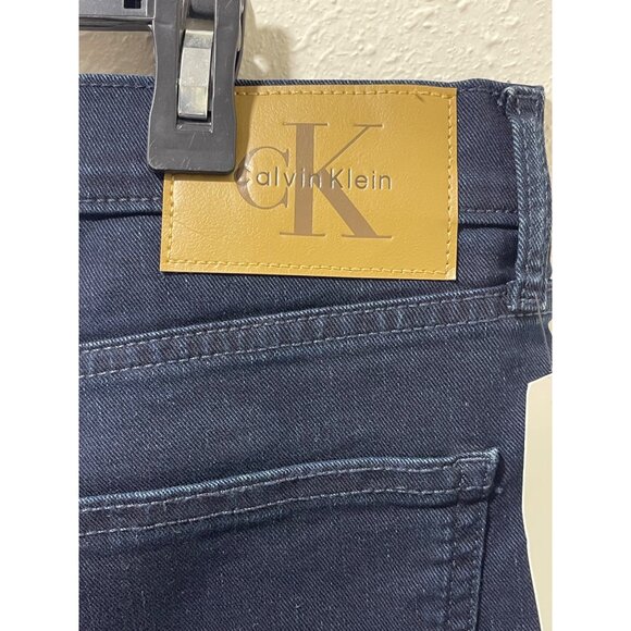 Calvin Klein NWT Men's Classic 5-Pocket Stretch Straight Fit W38xL29 Denim Jean - Picture 10 of 16